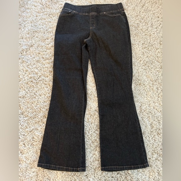 Real Size Size L ( 12 - 14 Average) 4 Pocket Pull On Jeans Very Comfy - Picture 1 of 4
